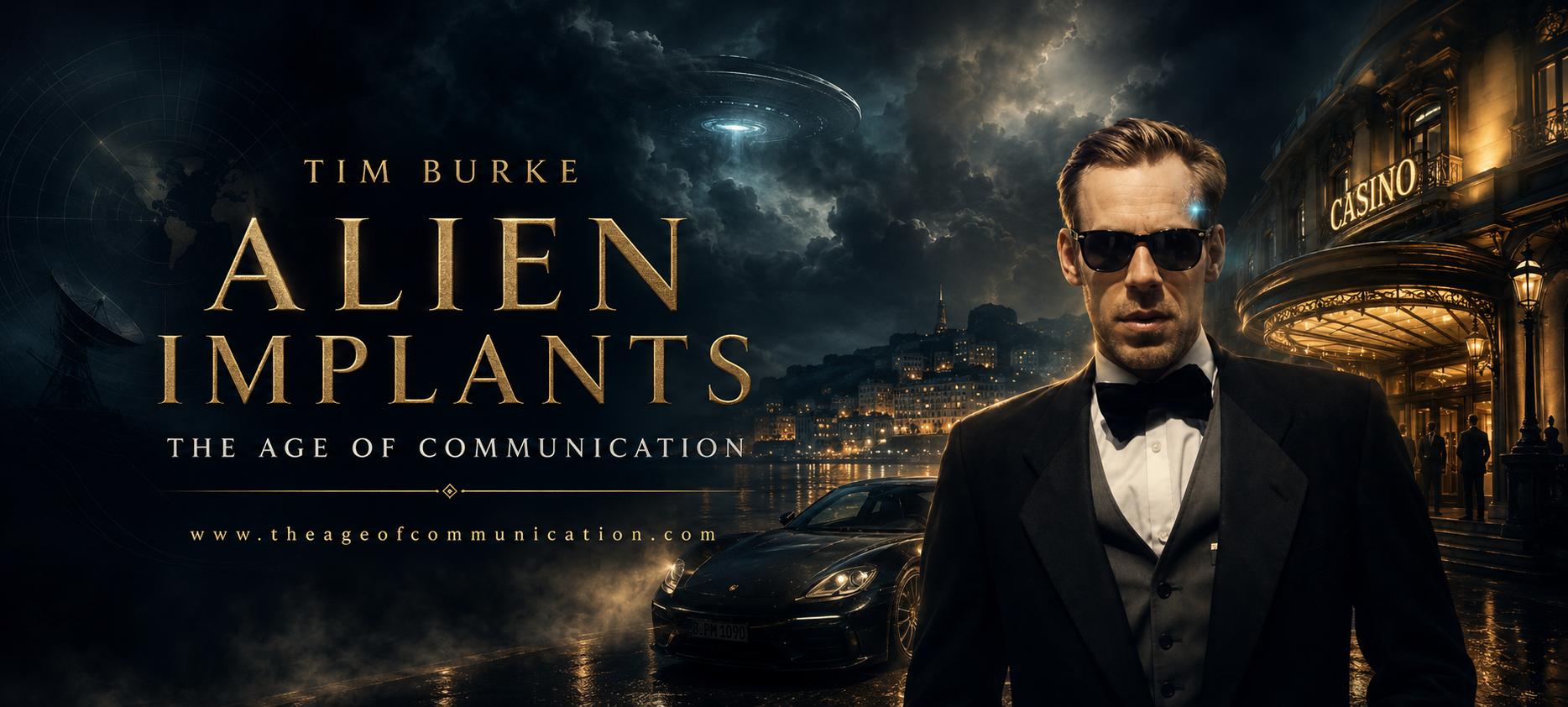 Tim Burke in black tie