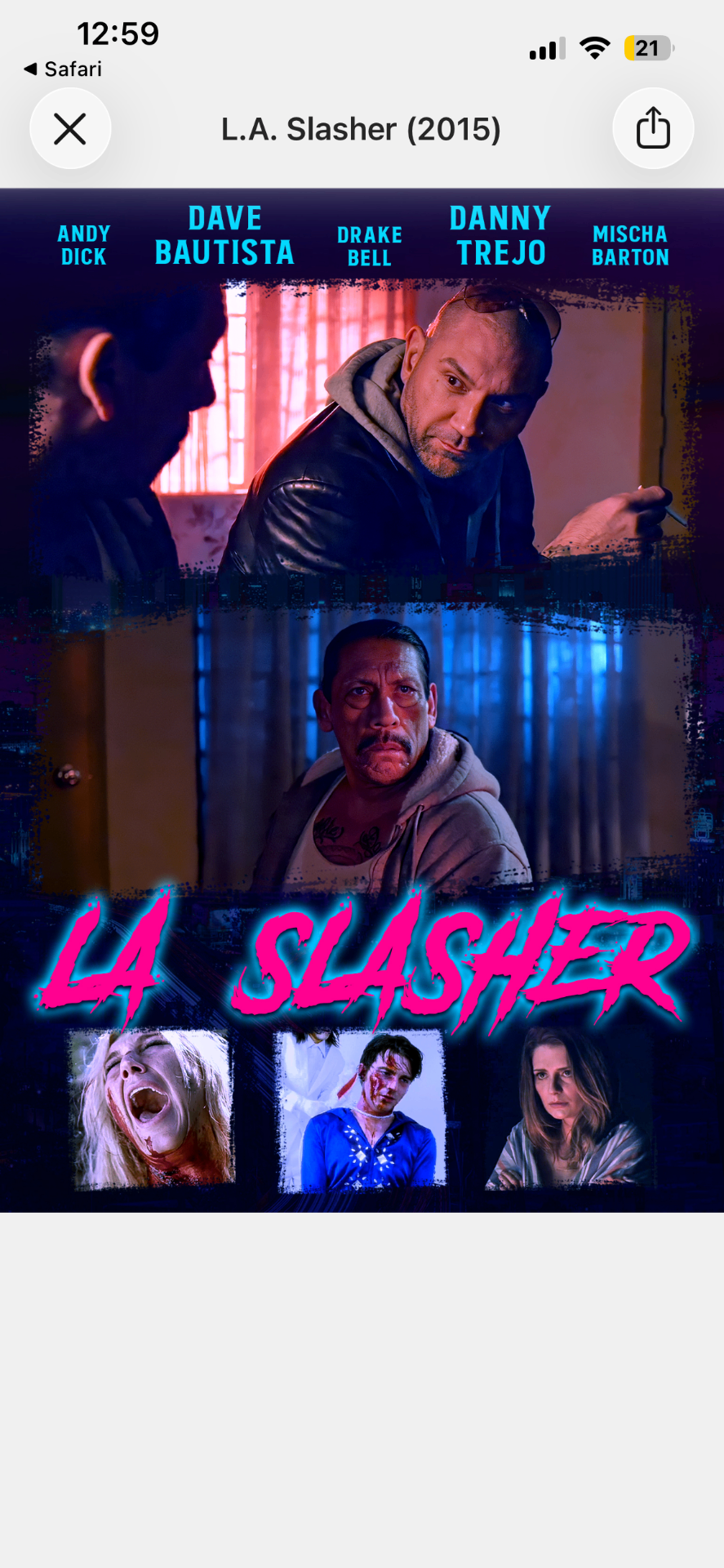L.A. Slasher artwork